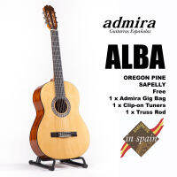 กีตาร์คลาสสิค Admira ALBA (Oregon Pine / Sapele) พร้อมกระเป๋า+Tuner