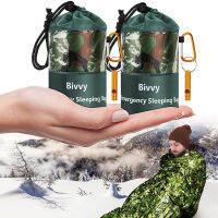 ถุงนอนฉุกเฉินผ้าห่มฉุกเฉินความร้อน Ultralight Survival กันน้ำ Bivy Sack Multi Survival Gear Hiking,Camping-SDFU STORE