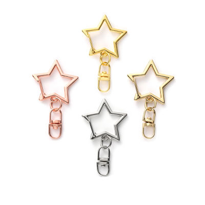 Pendant DIY Car Accessories Nordic Style Key Chain Pentagram Hand-woven Star
