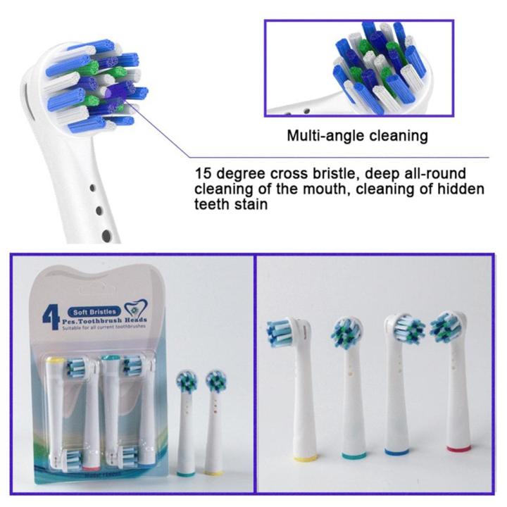 20ชิ้นล็อตเปลี่ยนหัวแปรงสีฟันสำหรับ-un-oral-b-แปรงสีฟันไฟฟ้า-สำหรับ-oral-b-dual-clean-cross-action-หัวแปรง