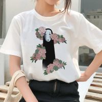 T-Shirt Japanese Style Cartoon T-Shirt For Women Totoro Spirit Compressor Estdio Ghibli Gildan