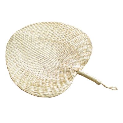 Mosquito Repellent Fan Summer Manual Straw Hand Fans Palm Leaf