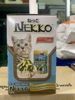 Nekko เนกโกะ ปลาทูน่าหน้าสาหร่ายและไข่ตุ๋น 70 กรัม 12ซอง