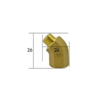 1/8 BSPP Female To Male Brass 45 Degree Elbow Pipe Fitting Coupler Connector Water Gas Oil