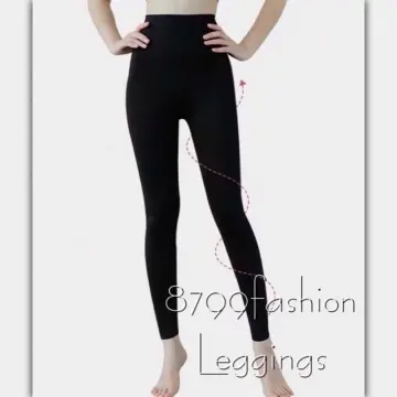 LEGGING FOR WOMAN WHITE AND BLACK THICK FABRIC