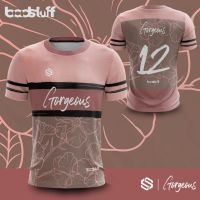 2023 new arrive- xzx180305   Sublimation Interlock Jersey Flora 3D T Shirt