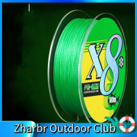 Zharbr Outdoor Club เอ็นตกปลาแบบถัก8เส้น,สายเอ็นตกปลาแข็งแรงมากทำจาก Pe 105เมตรขายดีใหม่