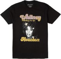 Whitney Houston Mens R&amp;B Shirt The Voice Greatest Singer of All Time - Classic Tour Merch Tee