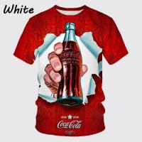 Summer T Hot SHIRT - Popular Coca Cola 3D T-shirt Printing Fashion Casual Round Neck Trend T-shirt Tops with Short Sleeves - TSHIRT