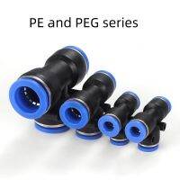 Pipe Fittings Plastic Pneumatic Connector Fitting Quick Push for Air Water Connecting PE PEG Connect Y Shape 10-8 8-6 6-4