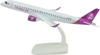 1:400 Standard Edition HUNNU AIR EMBRAERERJ E190 Without Landing Gear Metal Airplane Model Plane Toy Plane Model