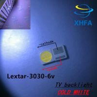 【Thriving】 kgcwmw 3030แบล็คไลท์ LED Lextar 100ชิ้นไฟแบคไลท์ LED 6V 1.8W 150-187LM สีขาวเย็น PT30W45ทีวี V1