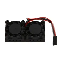 for 4 Model B Dual Fan with Heat Sink Ultimate Double Cooling Fans Cooler for 4B/3B+