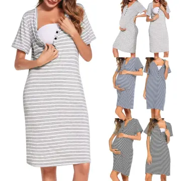 Shop Pregnancy Dress Lavender Blossom Bloom Maternity Kurta