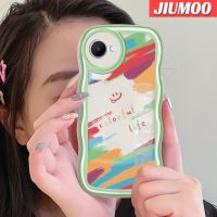 JIUMOO เคสสำหรับ Realme C30 C30s Narzo 50i กราฟฟิตีสีสันสดใสเคสโทรศัพท์ซิลิโคนใสดีไซน์ใหม่กล่องกันกระแทกป้องกันเลนส์กล้องเคสโปร่งใสนิ่ม