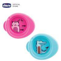 [คูปองลดเพิ่ม] Chicco Warmy Plate 6M+ ชามอาหารเด็กลายสุดน่ารัก ปราศจากสาร Bpa