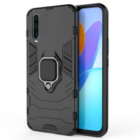 เคส Huawei P30 Case ชุดเกราะกันกระแทก Slim Rugged Hybrid Hard Plastic + Tpu Bracket Magnet 360 Ring Holder ฝาหลัง