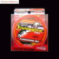 SCIROCCO Fluorocarbon สายไนลอนตกปลา100เมตรโปร่งใส100เมตรสายเอ็นตกปลาอุปกรณ์ตกปลาฟลูออโรคาร์บอนโปร่งใสสายการประมงลอยตกปลาทะเล