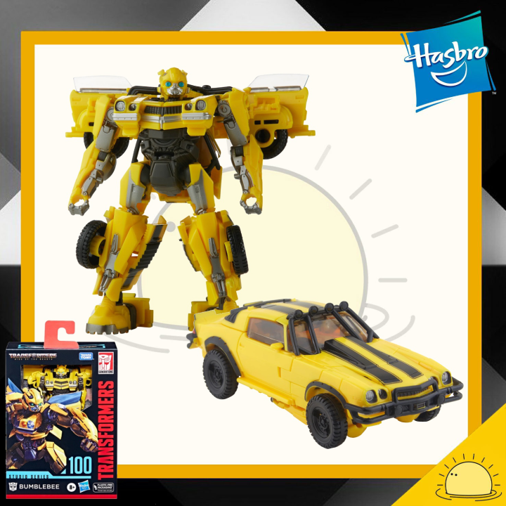 Transformers Studio Series Deluxe Class 100 Bumblebee Converting Action ...