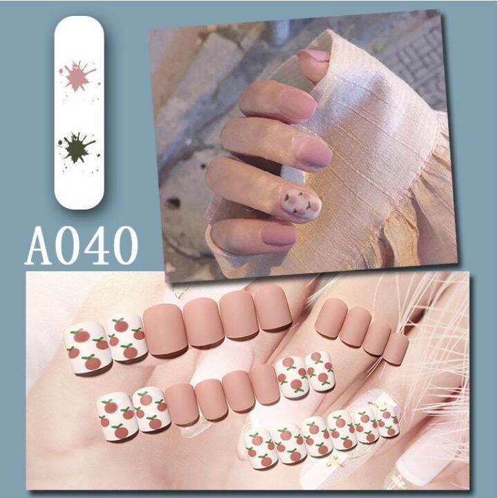 hot-new-products-24-false-nails-for-nail-decoration-false-nails-with-glue