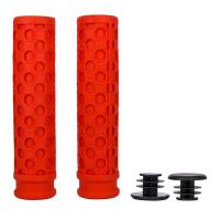 KAKA 1 คู่/เซ็ตสีสว่างจักรยานเสือภูเขา MTB จักรยานถนนจริงซิลิโคน Shock - Proof Anti - SLIP Grips จักรยานอุปกรณ์เสริม