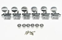 KAISH Vintage Guitar Tuning Keys Guitar Tuners Machine Heads for ST TL Chrome