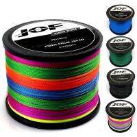 JOF ยี่ห้อคุณภาพสูงเอ็นตกปลา1000M 500M 300M 4 Strands มัลติฟิลา PE Braided ปลาคาร์พตกปลา9สี