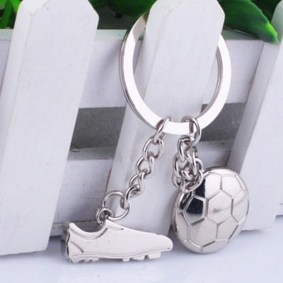 ruyifang จี้กุญแจฟุตบอลพวงกุญแจฟุตบอลรูปทรงพวงกุญแจของขวัญน่ารักอุปกรณ์ร้อน