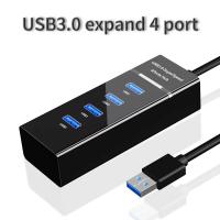 [HOT HAIXWLXKWW 589] USB 3.0 Hub 4พอร์ต Data Transfer Splitter ตัวขยายแล็ปท็อปสำหรับ Mac Printer HDD