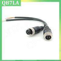 QB7LA shop 1/4pcs M12 4Pin core Aviation Signal connector extension Cable Male Female Plug GX12 for Car Camera/ DVR Video CCTV Monitor wire