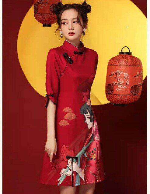 modern chinese new year dress