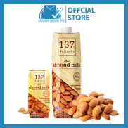 137 degrees non-sweet almond milk 1L box x18ml delicious, nutritious,