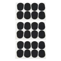 24Pcs Alto/Tenor Saxophone Sax Mouthpiece Patches Pads Cushions Black---0.8mm