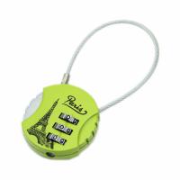 THINKTHENDO Mini Cute 3 Digit Combination Travel Luggage Suitcase Lock Padlock Security 21B