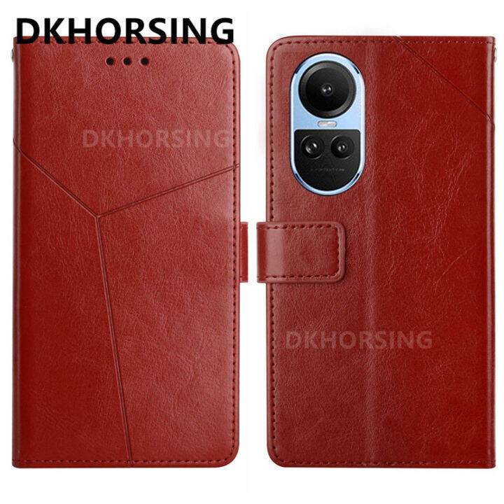 dkhorsing-เคสใหม่2023สำหรับ-oppo-reno-10-10-pro-10-pro-เคสโทรศัพท์หนัง-pu-กระเป๋าเงินแบบกลับด้านได้10-oppo-reno-ที่จับขาตั้ง5g-แฟชั่นฝาหลัง-reno-10pro-plus