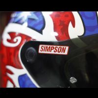 ❐❉ Personality helmet stickers Simpson Reflective sticker DIY Motorcycle sticker helmet visor sticker