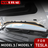 Fit 2017-2023 Tesla รุ่น3รุ่น Y ด้านหน้า Trunk Hood ซีลยาง Water Retaining Strip Vent Protector Guard อุปกรณ์เสริม