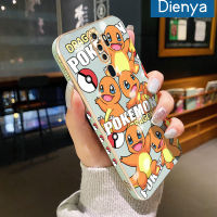 Dienya เคสสำหรับ OPPO A9 2020 A5 2020การ์ตูน Pokemon ใหม่กรอบพื้นผิวสี่เหลี่ยมแบบนิ่มซิลิกาเจลกันกระแทกเคสมือถือรวมทุกฝาครอบป้องกันเลนส์กล้องถ่ายรูป