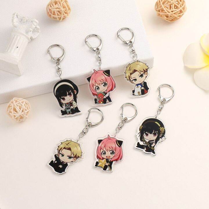 Spy X Family Keychain Anya Forger Loid Yor Anime Keychain SPYxFAMILY ...