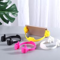 Thumbs Up phone holder creative OK lazy desktop bracket Universal Flexible for iPhone iPad Samsung and More