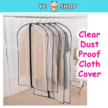 Plastic Clear Dust-proof Cloth Cover Suit/Dress Garment Bag Storage  Protector