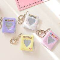 1 Inch Photocard Holder Heart Love Hollow Photo Album Kpop Card Binder Mini Idol Pictures Storage Case Mini Cute Collect Book