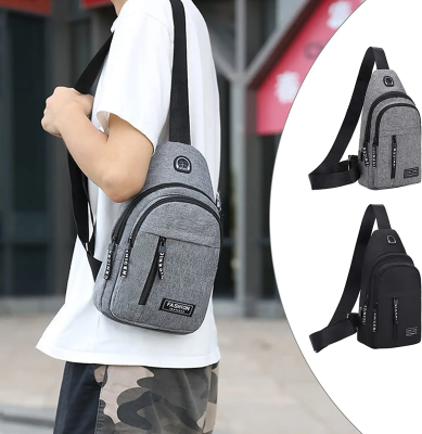 USB Bag Backpack Trip Hole Outdoor With Hiking Strap Crossbody Bags Mens