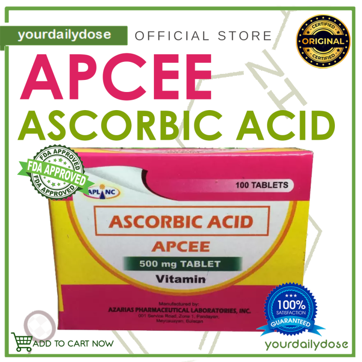 Apcee 500mg Tablet Ascorbic Acid Vitamin C Lazada Ph