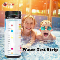 น้ำดื่มชุดทดสอบ FEILIU 14-In-1วัดคุณภาพน้ำสำหรับบ่อน้ำและน้ำประปา50/100ชิ้น