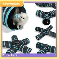 KUANGQIAN หนูแฮมสเตอร์แบบตลกพับได้ของเล่นออกกำลังกายสัตว์ขนาดเล็กของเล่นกระต่ายสินค้าลูกบอลแบบแขวนสัตว์เลี้ยงท่ออุโมงค์ยาว