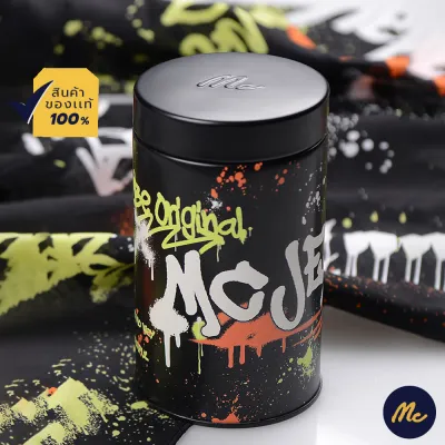 Mc Jeans ผ้าเช็ดหน้า อเนกประสงค์ พร้อมกระป๋อง ลาย Graffiti สีดำ M06Z003