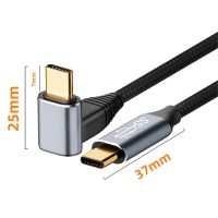 Thunderbolt kabel PD100W kabel 3 4K 60Hz pengisian cepat Usb c ekstensi jenis kelamin Tipe c ke adaptor tipe c untuk dek uap jsaux