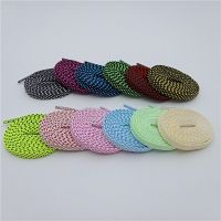 【HOT】♂▣ 7MM Double-color Polyester Flat Shoelaces of Personality Shoelace Matching Sneaker Shoes Shoe Accessorie