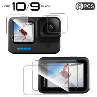 Gopro 10 9ฟิล์มกระจกนิรภัยจอ HD ฝาครอบเคสตัวป้องกันเลนส์สำหรับ Gopro Hero 11กล้องเพื่อการกีฬาอุปกรณ์เสริม